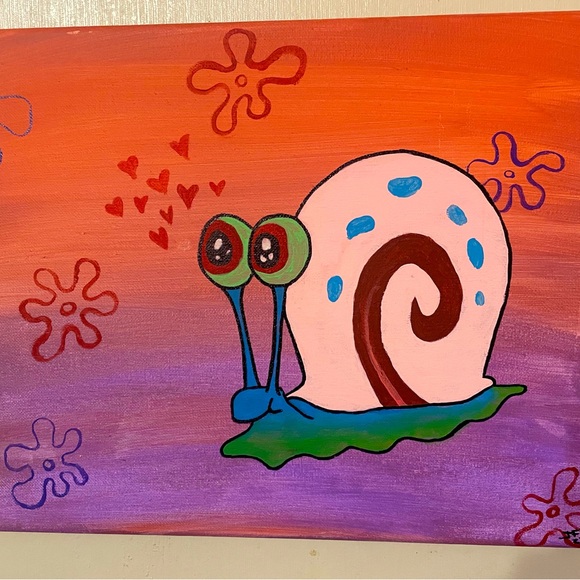 Gary The Snail Painting - Picture 1 of 1